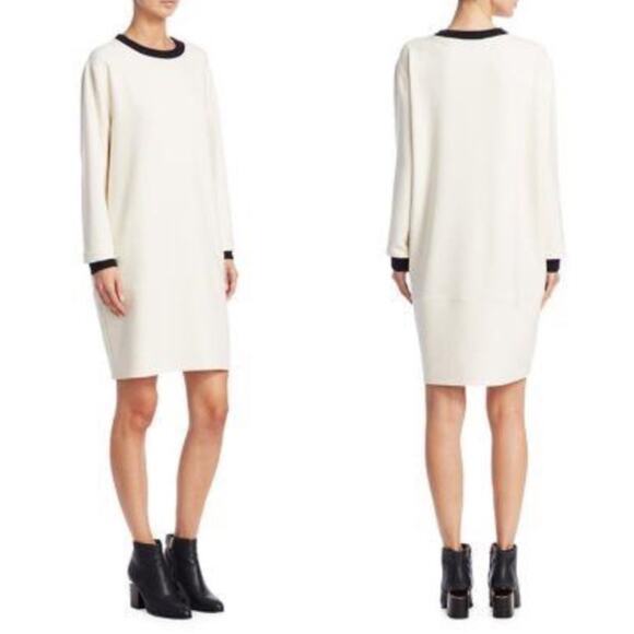 HATCH Lara Jersey Dress Cream/Black Size 1 Maternity - Picture 1 of 11